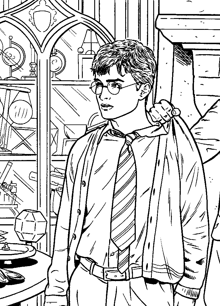 Kidsnfun.com  24 coloring pages of Harry Potter and the Order of the